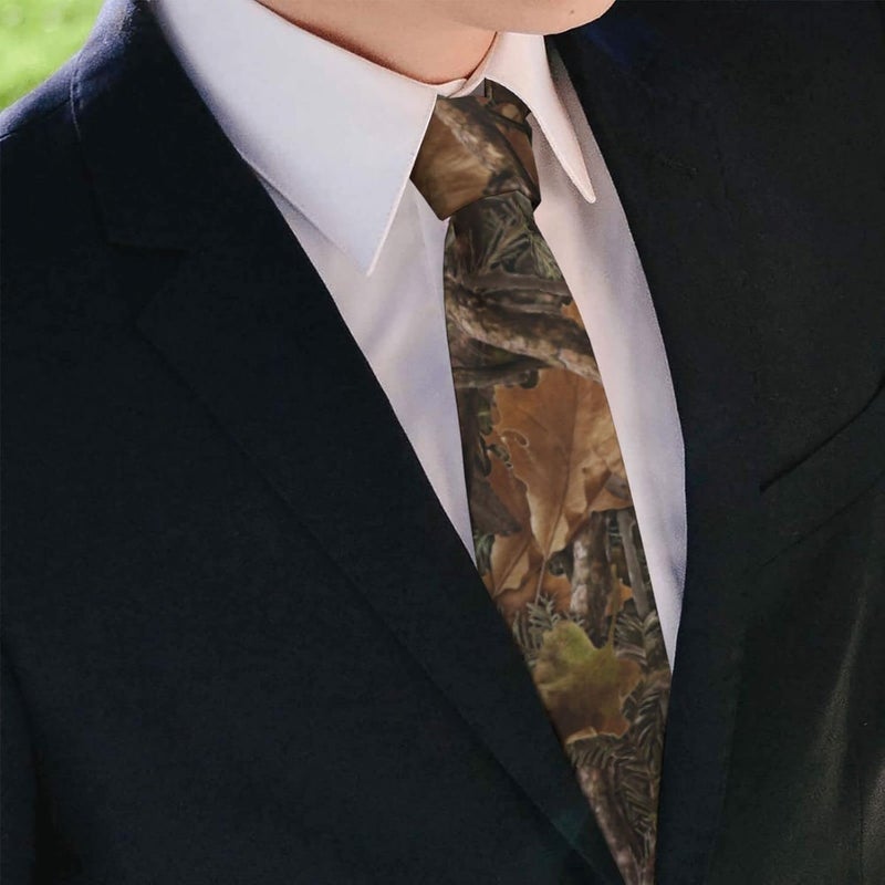 Yilad Tie for Men and Boy Novelty Fun Full Print Men's Necktie Skinny Fashion Narrow Wide - Image 3